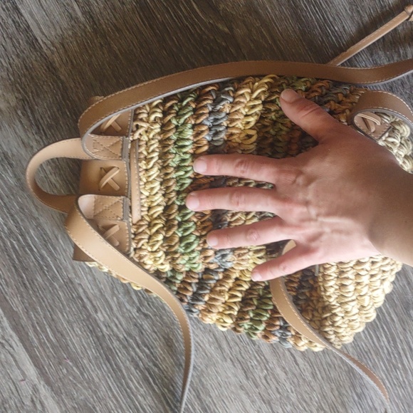 Vintage Straw Mini Backpack - Picture 2 of 5